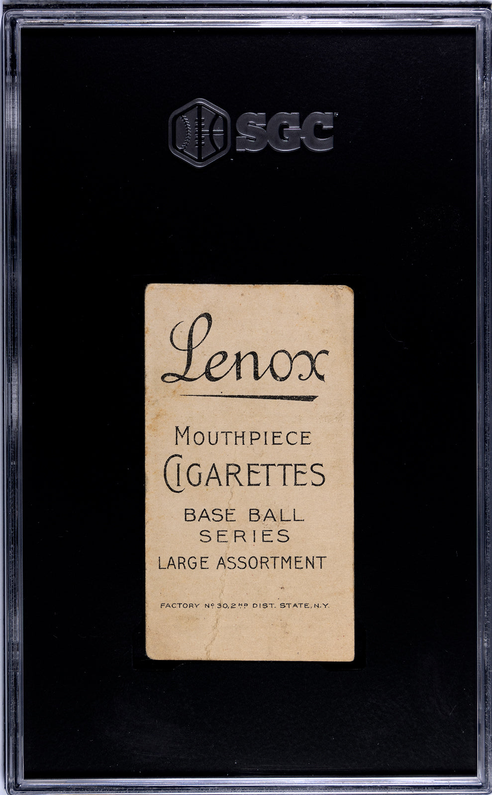 1909-11 T206 Lenox Red Murray SGC 2