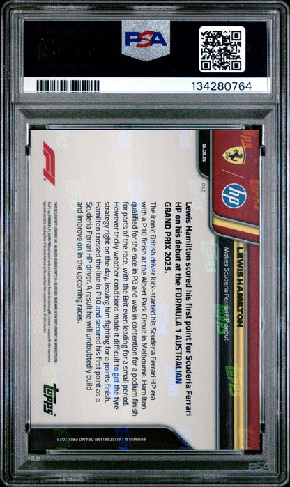 2025 Topps Now Lewis Hamilton PSA 10 #12
