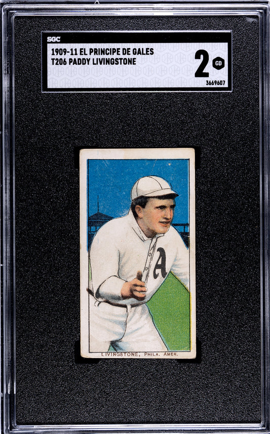 1909-11 T206 Paddy Livingstone EPDG SGC 2