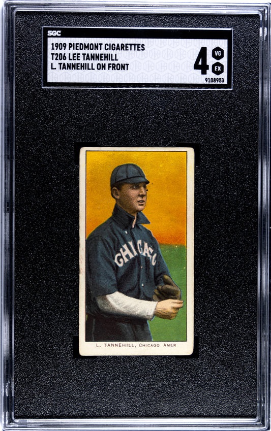 1909-11 T206 Lee Tannehill SGC 4