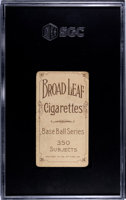 1909-11 T206 Bill Abstein Broad Leaf 350 SGC 1