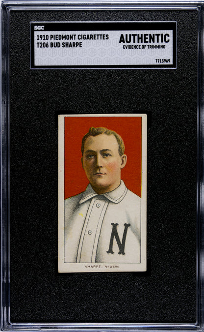 1909-11 T206 Bud Sharpe SGC A