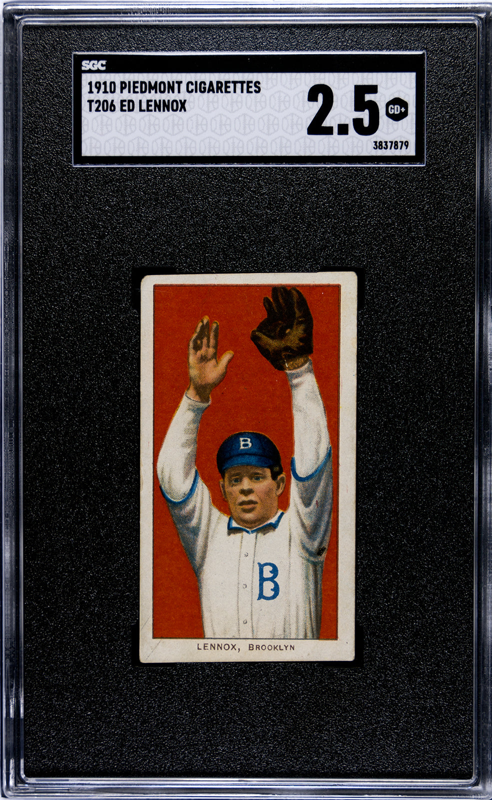 1909-11 T206 Ed Lennox SGC 2.5