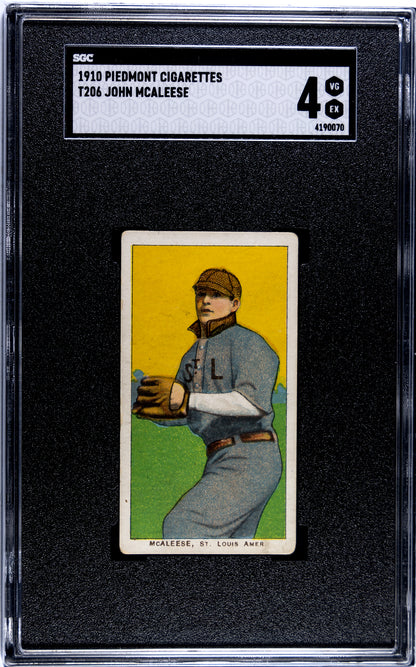 1909-11 T206 John Mcaleese SGC 4