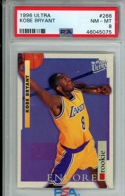 1996 Ultra Kobe Bryant PSA 8 #266